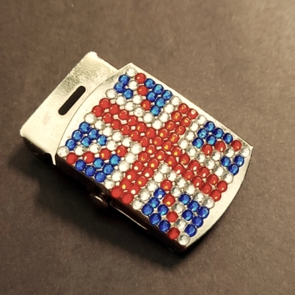 ***HOST PICK*** Union Jack Adjustable Belt Buckle